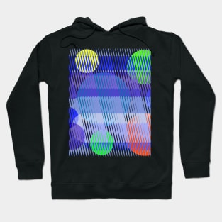 kinetic circles with hatches Hoodie